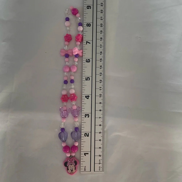 ๐ Disney Minnie  Mouse Beaded Necklace - Adorable Disney Park Souvenir! ๐ญ - Picture 5 of 6